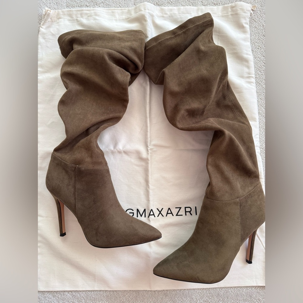 BCBGMAXAZRIA/ EVIE Suede Stiletto Boots/ 9/ New